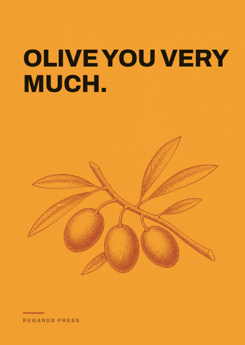 Olive you very much.