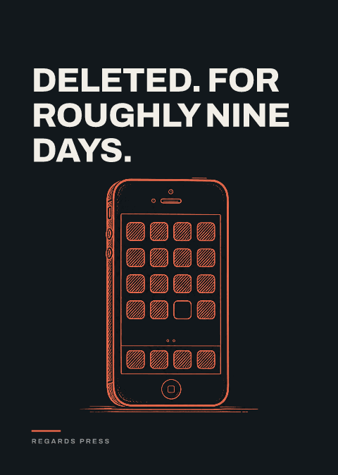 Deleted. For roughly nine days.