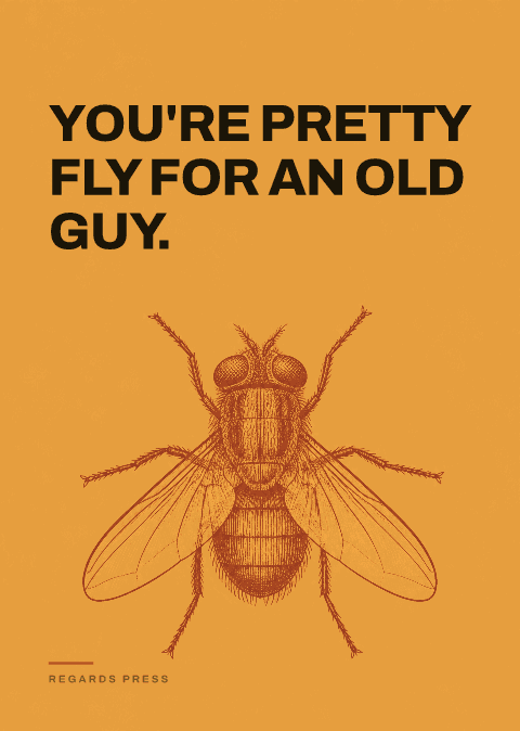 You're pretty fly for an old guy.