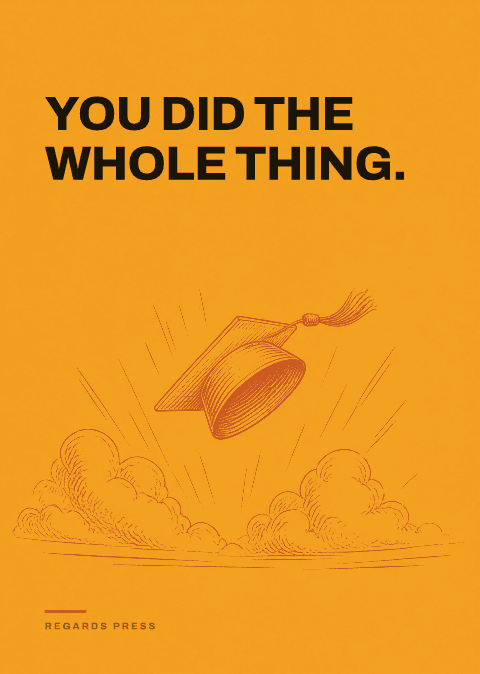 You did the whole thing.