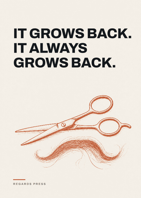 It grows back. It always grows back.
